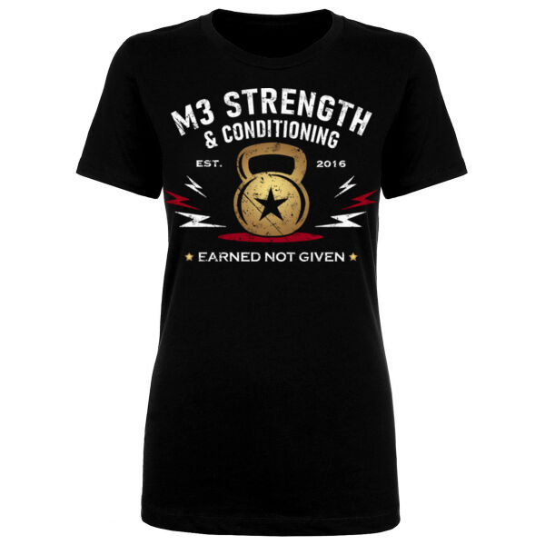 EARNED NOT GIVEN - WOMEN'S FITTED T-SHIRT - $CAHJKQ$ Thumbnail