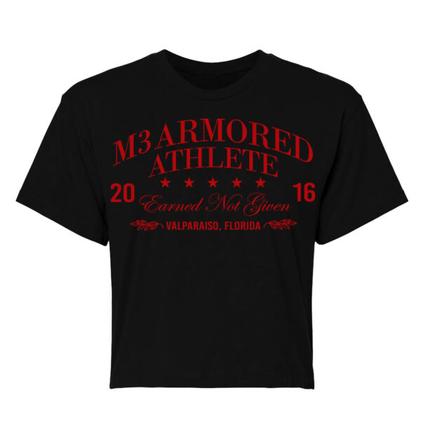 EARNED NOT GIVEN - WOMEN'S CROP T-SHIRT - $MVNUDH$ Thumbnail