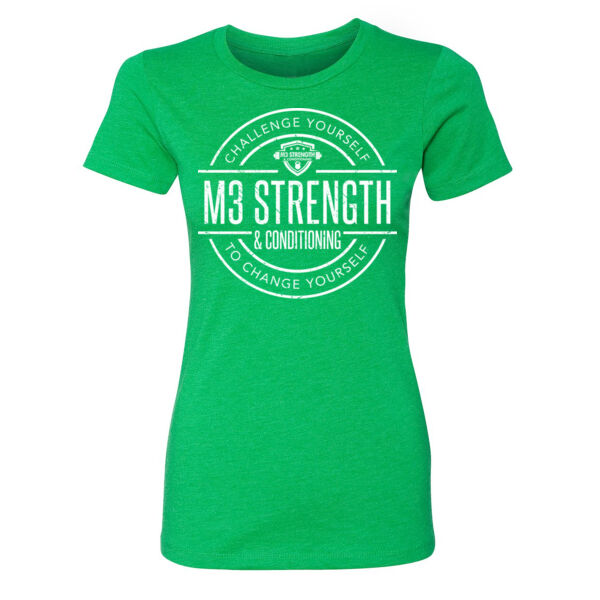 CHALLENGE YOURSELF - WOMEN'S FITTED T-SHIRT - $TZURBF$ Thumbnail