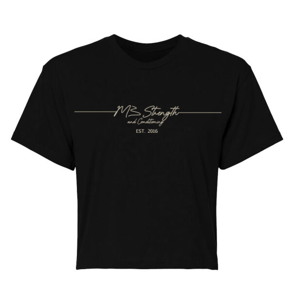SCRIPT LINE - WOMEN'S CROP T-SHIRT Thumbnail