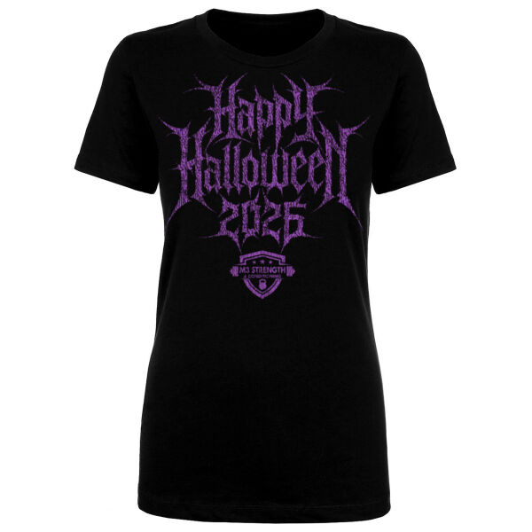 HAPPY HALLOWEEN - WOMEN'S FITTED T-SHIRT Thumbnail